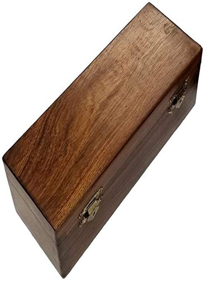 Marion Domino Double Six Pastel Mint Green Jumbo Tournament Professional Size in Dovetail Sheesham Wood Box. - Image 2